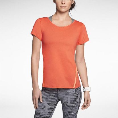 Nike Tailwind Loose Short-Sleeve Running Shirt - ի նկար